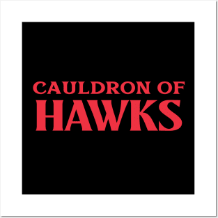 Cauldron of Hawks Collective Animal Bird Nouns Posters and Art